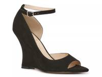 Winchell Wedge Sandal Black Fabric view