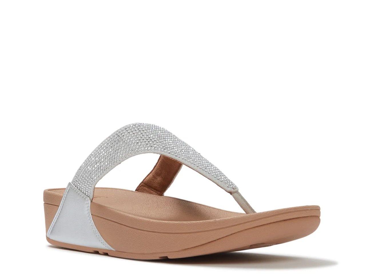 Lulu Crystal Wedge Sandal