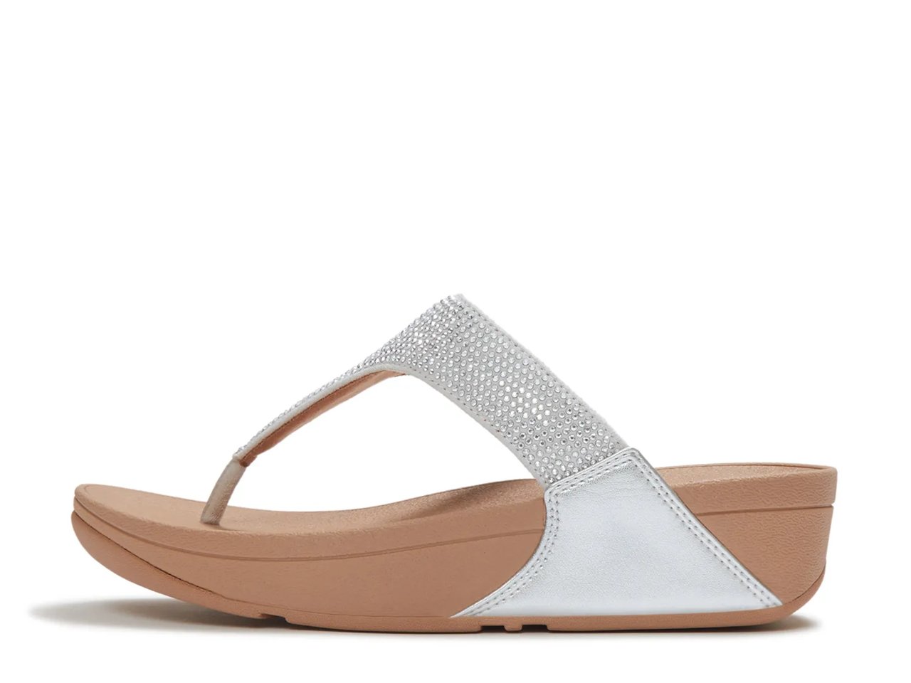 Lulu Crystal Wedge Sandal