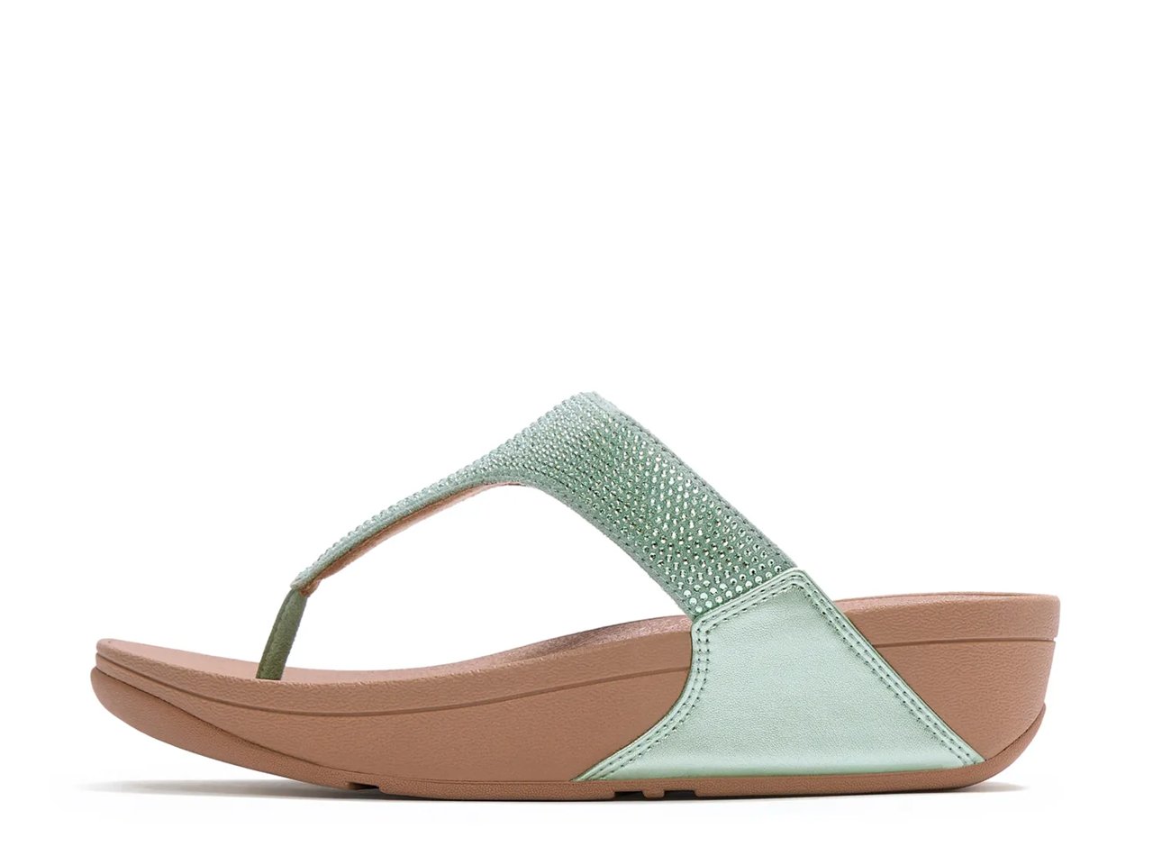 Lulu Crystal Wedge Sandal