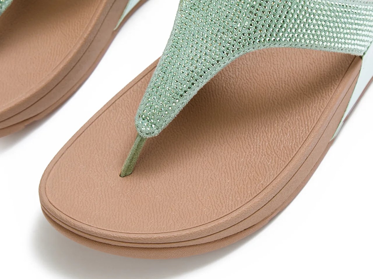 Lulu Crystal Wedge Sandal