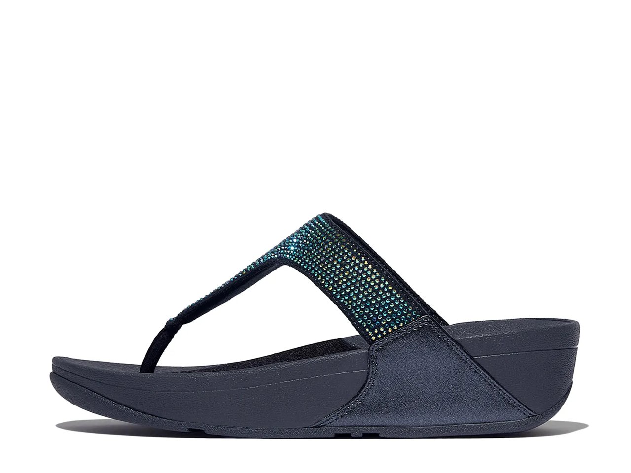 Lulu Crystal Wedge Sandal