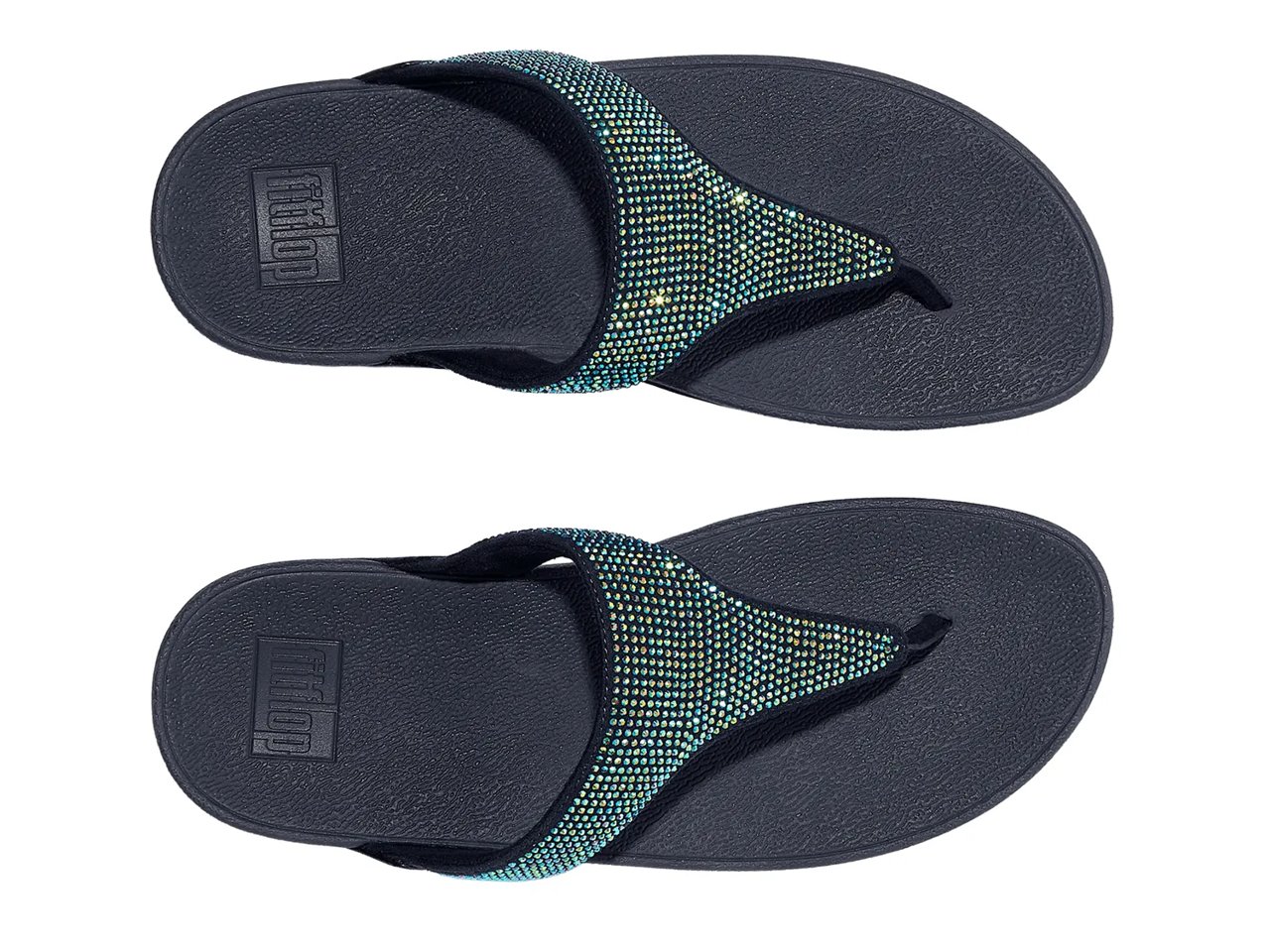 Lulu Crystal Wedge Sandal