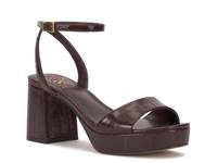 Pendreya Platform Sandal Maroon view
