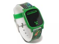 Minecraft Kids' Touchscreen LED Watch Green view