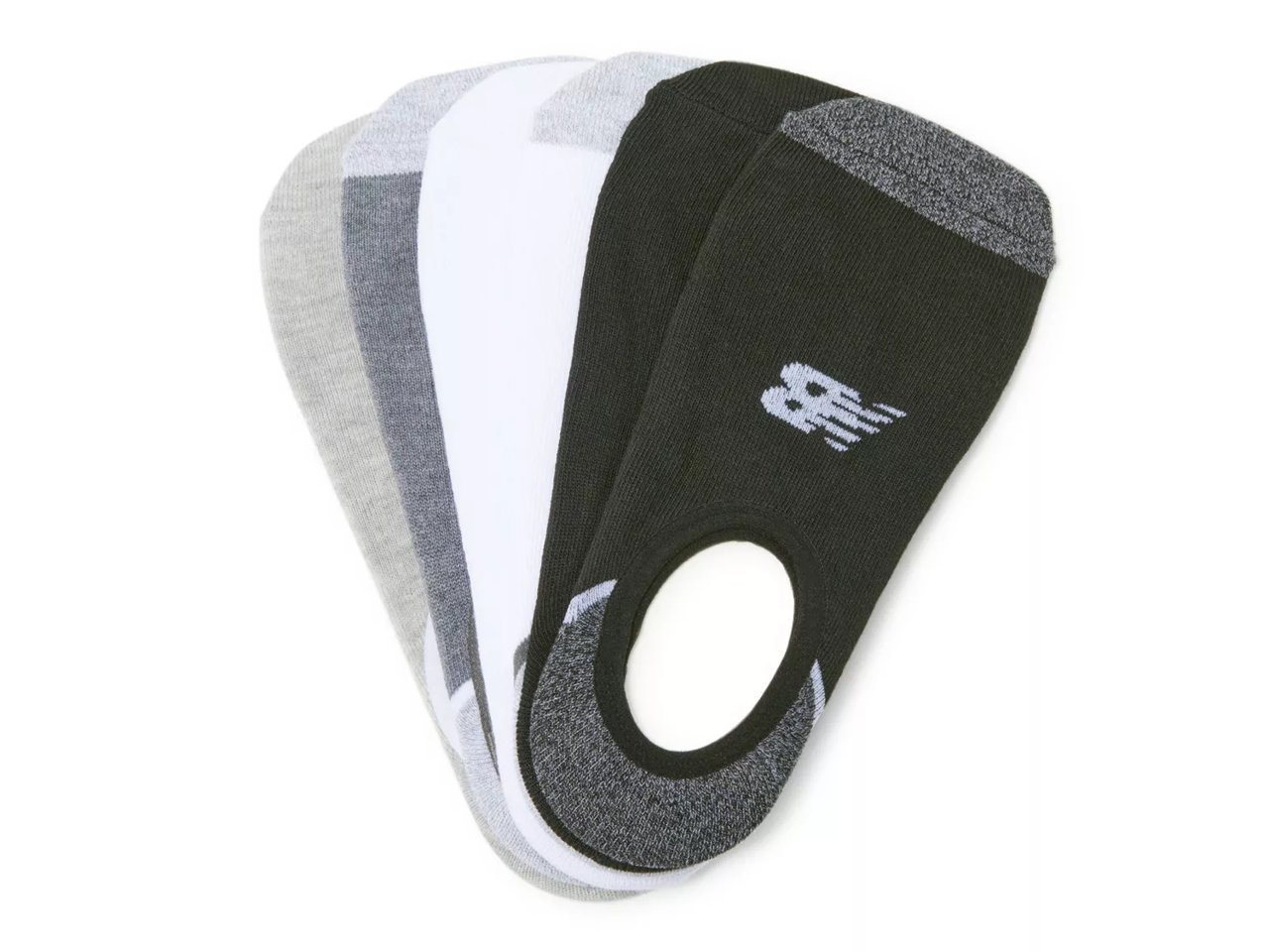 Ultra Men's No Show Liners - 6 Pack