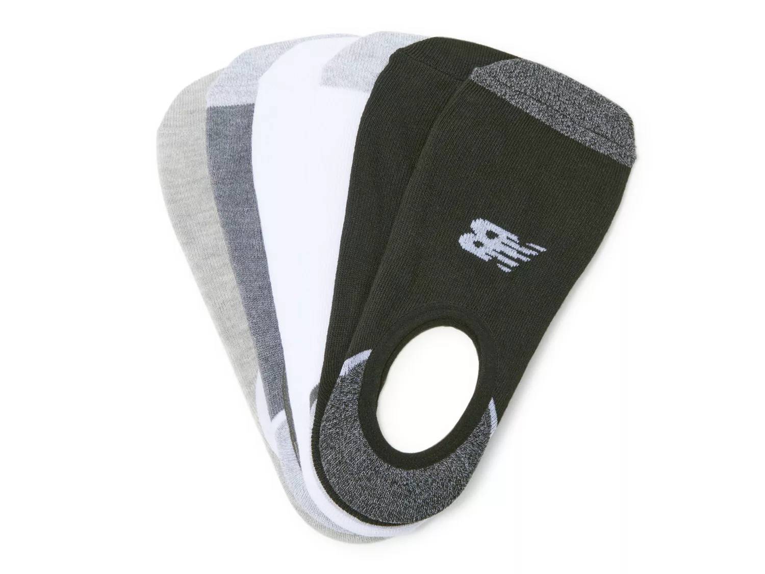 Ultra Men's No Show Liners - 6 Pack