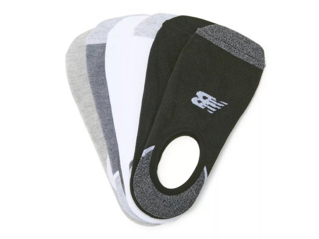 Ultra Men's No Show Liners - 6 Pack