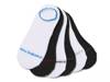 Sneaker Fit Men's No Show Liner - 6 Pack Black/White view