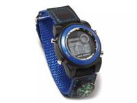 Color Block Kids' Digital Watch Black/Blue view