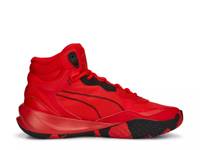 Playmaker Pro Mid Basketball Shoe - Men's Red view