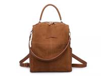 Brette Convertible Leather Backpack Cognac view