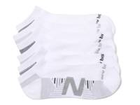 Cushioned Men's No Show Socks - 6 Pack White view