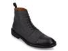 Jack Cap Toe Boot Black Wool/Leather view
