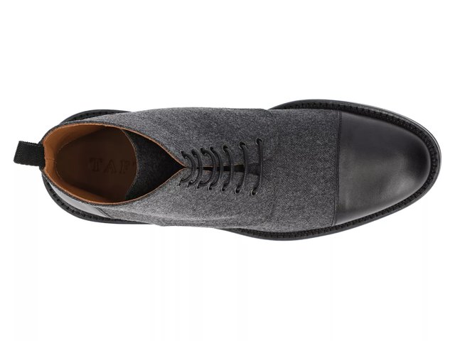 Taft Charcoal Gray and Black Cap-Toe Chukka Boots (only worn once) Taft | Shoes | Taft Gray And Brown Chukka Boots With Captoe  main image 2