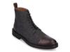 Jack Cap Toe Boot Grey/Oxblood Wool/Leather view