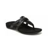 Karley Sandal Black Wavy Leather view