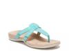 Karley Sandal Aqua Wavy Leather view