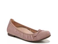 Amorie Ballet Flat Taupe Velvet view