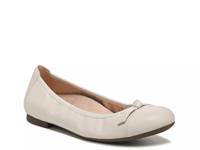Amorie Ballet Flat Cream Leather view