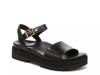 Jamie Platform Sandal Black view