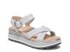 Reyna Wedge Sandal Grey Leather/Suede view