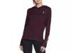 GO DRI Harmony Stripe Women's Hoodie Burgundy view