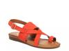 Gia Wedge Sandal Orange view