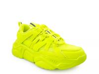 Briella Platform Sneaker Neon Yellow view