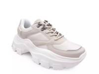 Damian Platform Sneaker Beige/Light Peach view