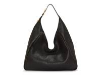 Marza Leather Hobo Bag Black view