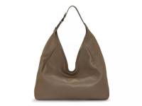 Marza Leather Hobo Bag Dark Taupe view