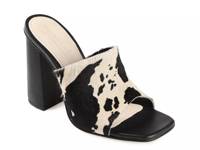 Deena Sandal Black Animal Print view