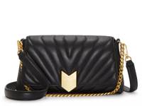 Theon Leather Crossbody Bag Black view