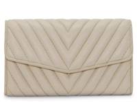 Theon Leather Clutch Stone Grey view