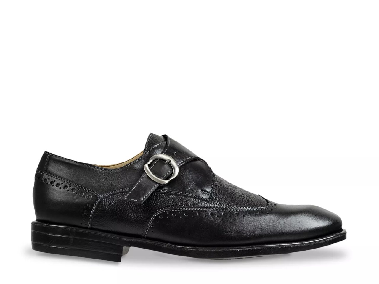 Lester Wingtip Monk Strap Slip-On