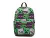 Minecraft Backpack Green/Purple/Grey view