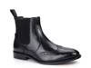 Carl Wingtip Chelsea Boot Black view