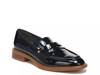 Edith Penny Loafer Navy Blue Synthetic view