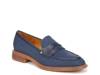 Edith Penny Loafer Navy Blue Fabric view