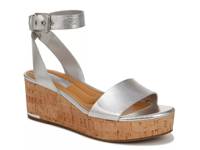 Presley Wedge Sandal Silver Metallic Synthetic view
