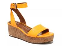 Presley Wedge Sandal Orange Synthetic view