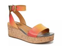 Presley Wedge Sandal Multicolor Snake Print Synthetic view