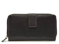 All In One Leather Wallet Black view