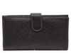 Slim Clutch Leather Wallet Black view