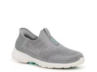 Hands Free Slip-Ins: Go Walk Flex 6 Fabulous View Slip-On Sneaker - Women's Grey view
