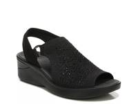 Star Bright Wedge Sandal Black view