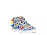 Dino Light-Up High-Top Sneaker - Kids Grey view