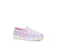 Glitter Light Up Slip-On Sneaker - Kids' Light Pink view
