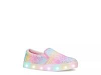 Glitter Light Up Slip-On Sneaker - Kids' Multicolor view